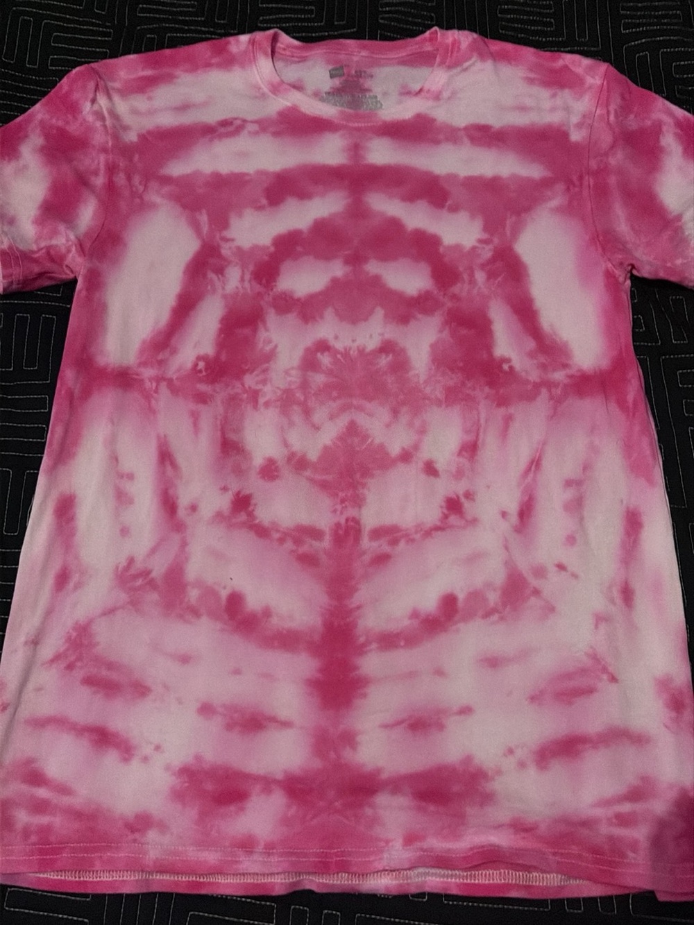 Pink Tie-Dye Short Sleeve T-Shirt